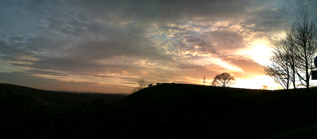 Sparrowpit sunset